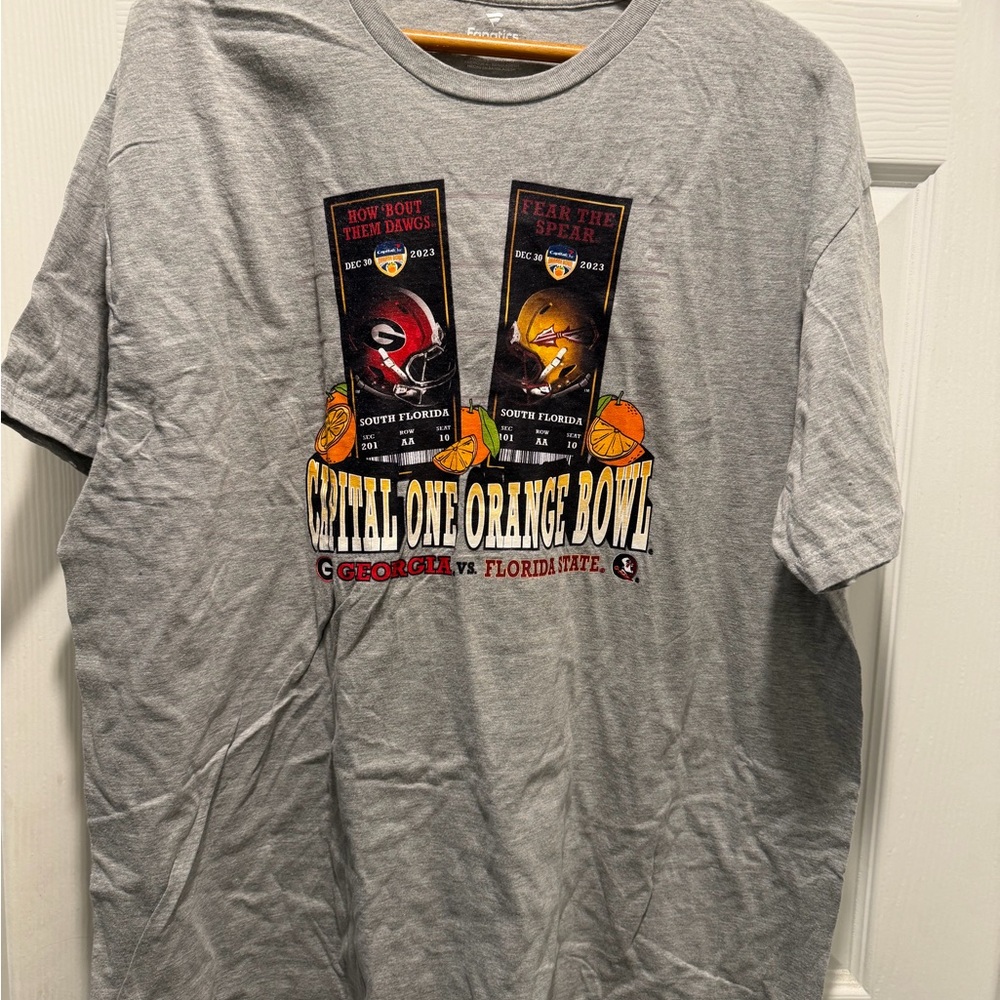 Fanatics Gray Capital One Orange Bowl T-Shirt